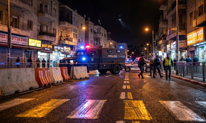 מכולות ענק באמצע הכביש: חרדים חסמו שכונה מעורבת בבני ברק