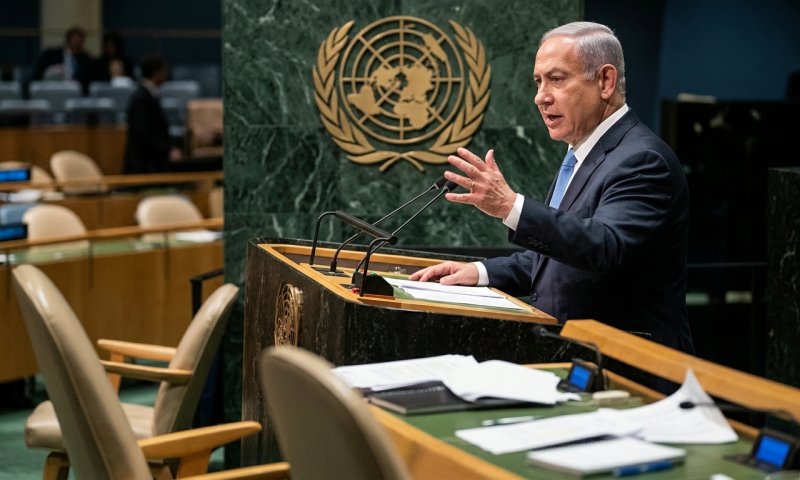 מול אולם חצי ריק: עשרות משלחות נטשו את נאום נתניהו באו"ם