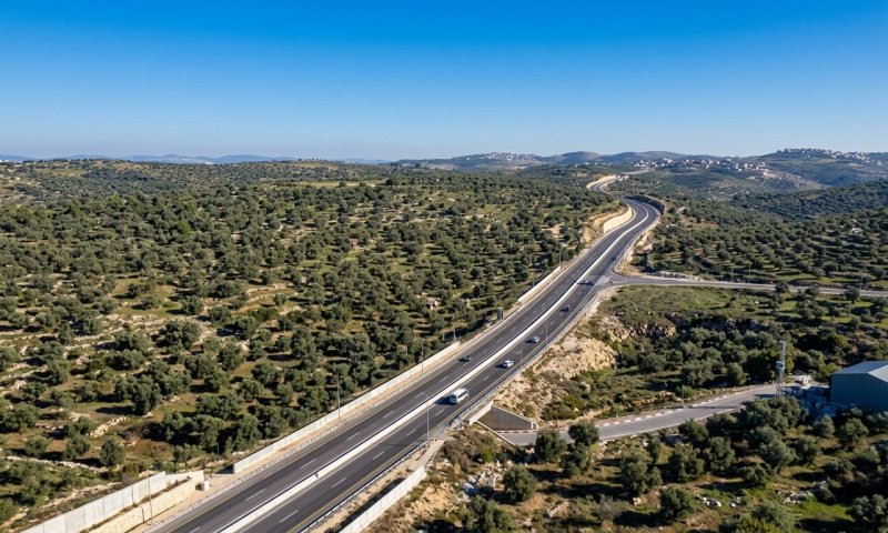 כביש 55 בשומרון נפתח: מקטע בעלות 120 מיליון שקל