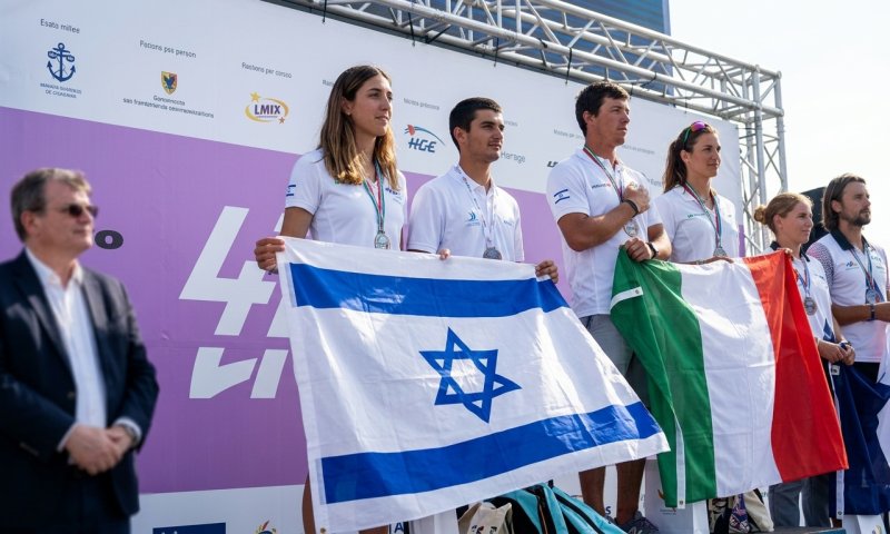 מרחק חצי סירה מהזהב: מדליית כסף לישראלים באליפות העולם בשייט