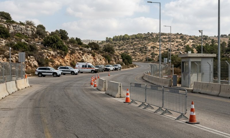פיגוע דריסה במחסום מכבים: פצוע קשה מטופל בזירה