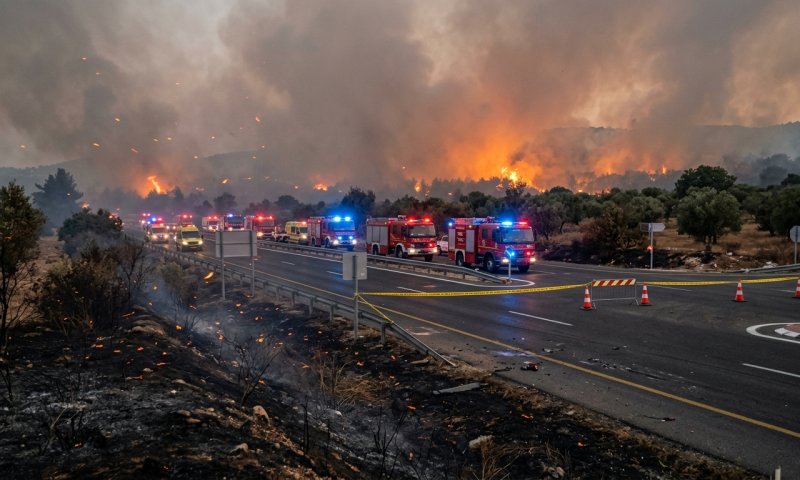 האש מתקרבת לשמשית: תושבי קו הבתים הראשון פונו