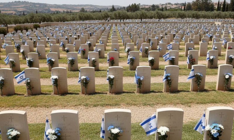 חיילי צה"ל ומפקדיו פקדו את קברי חללי צה"ל ברחבי הארץ