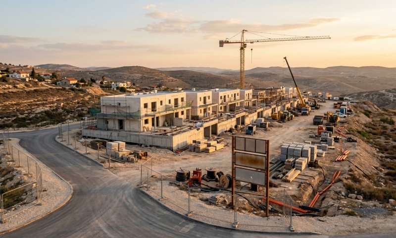בתגובה לסנקציות מבריטניה: הוצבו מבנים ביישוב חדש בבנימין