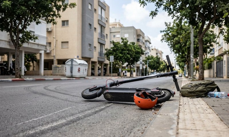 רוכב קורקינט חשמלי בן 26 נפצע קשה בתל אביב