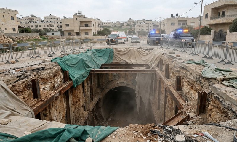 נחשפה מנהרת טרור בעומק 25 מטרים בקלקיליה: ארבעה נעצרו