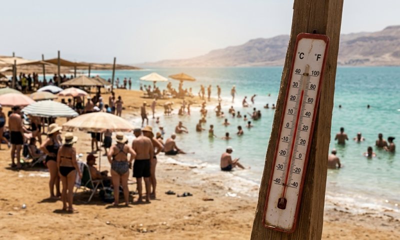 היום החם ביותר של השנה: 44.7 מעלות נמדדו בסדום