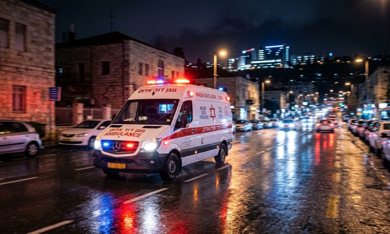 תינוק בן 5 חודשים פונה בקריטי לשערי צדק - ללא דופק ונשימה