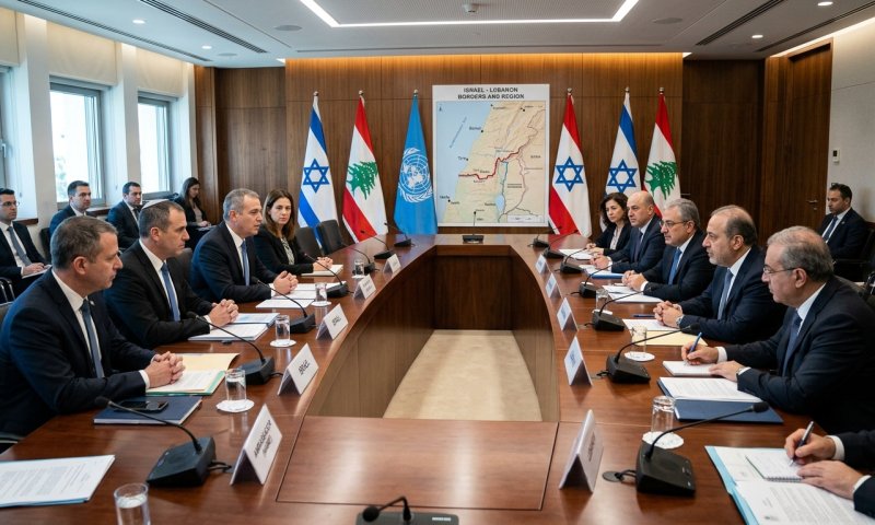 שמונה שעות של שיחות בין ישראל ללבנון - וימשיכו מחר