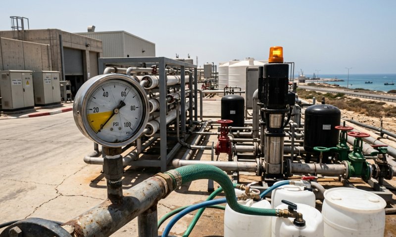 תקלה במתקני ההתפלה: חשש להפסקות מים בגבעתיים ובמרכז