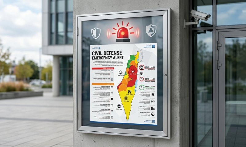 פיקוד העורף: הנחיות ההתגוננות בתוקף עד רביעי ב-20:00
