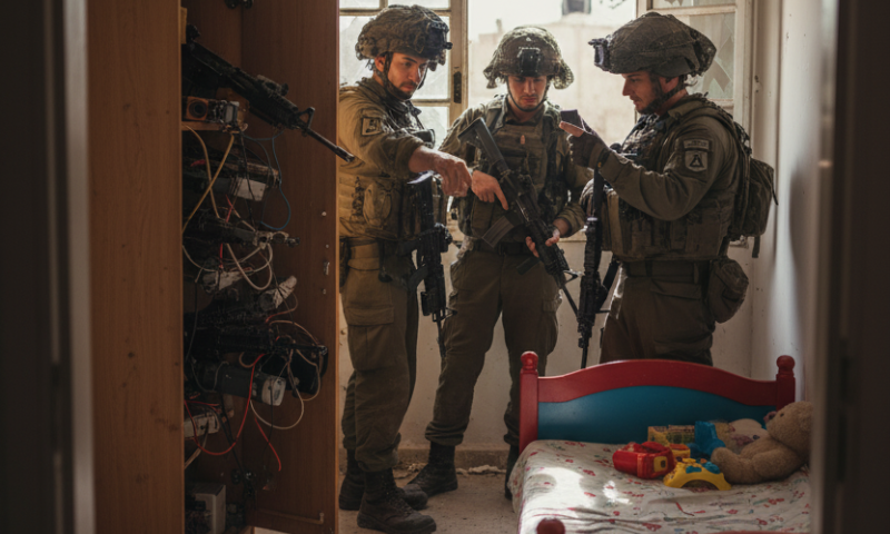 כוחות נח"ל בדרום לבנון השמידו אמל"ח מורכב שהוסתר בחדר ילדים