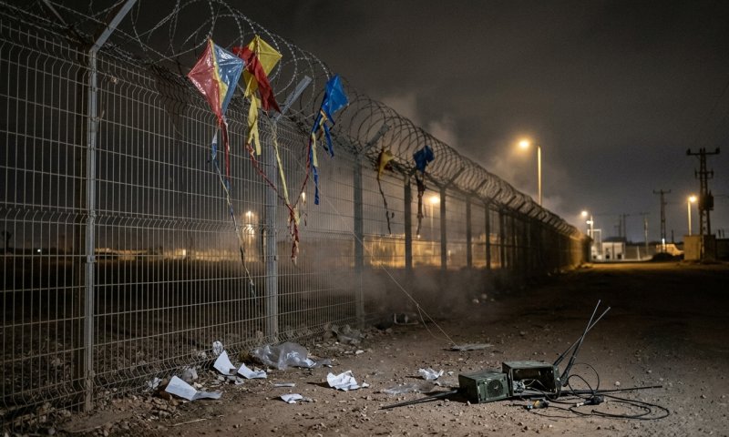 עפיפונים מעזה נוחתים בעוטף: בצה"ל חושדים שחמאס בוחן עירנות