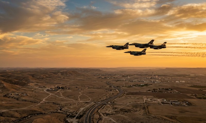 רעש מטוסים חריג בנגב: חיל האוויר מתאמן למסדר הכנפיים