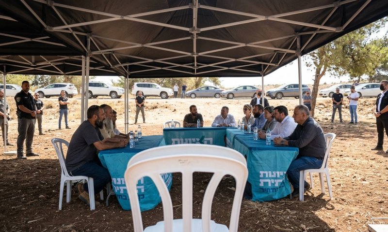 תחת אבטחה כבדה: סמוטריץ' מבטיח מיליון מתיישבים חדשים בגליל
