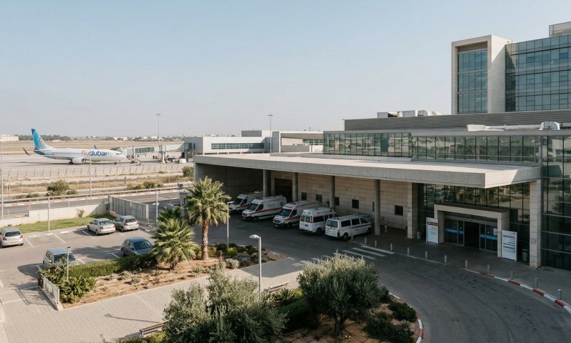נוסע מטיסת פליי דובאי פונה לבית החולים עם חבלת חזה