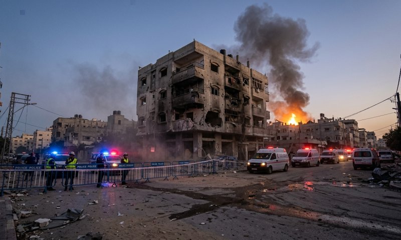 דיווחים בעזה: מסוקי קרב של צה"ל תקפו דירות בעיר, 9 נהרגו