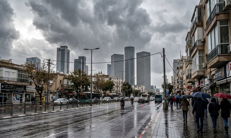 מזג האוויר: קריר ומעונן בימים הקרובים, התחממות ניכרת בחמישי