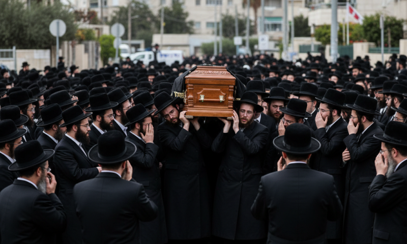 הרה"ח ר' ברוך בענדיט הורוביץ ז"ל נפטר באשדוד, הותיר 6 יתומים