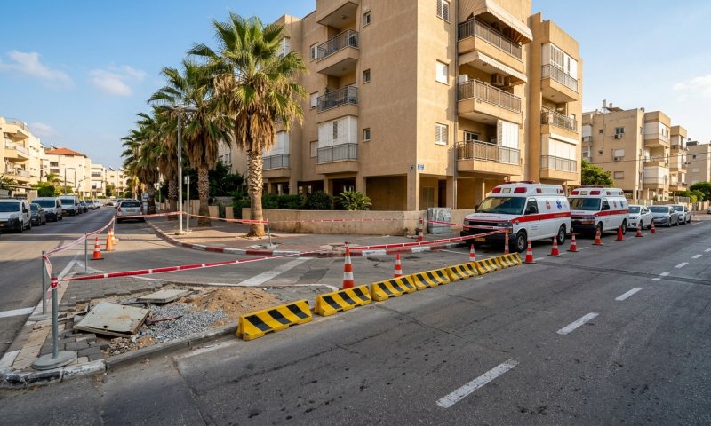 פועל בן 40 נפל מגובה באתר שיפוצים בנתניה: מצבו אנוש
