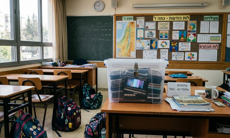 משרד החינוך אוסר טלפונים בחטיבות הביניים החל מתשפ"ז