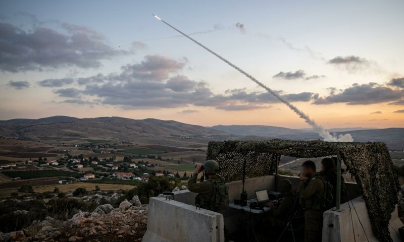 יירוט בצפון: מיירט יצא לעבר מטרה אווירית שנורתה לכיוון דרום לבנון
