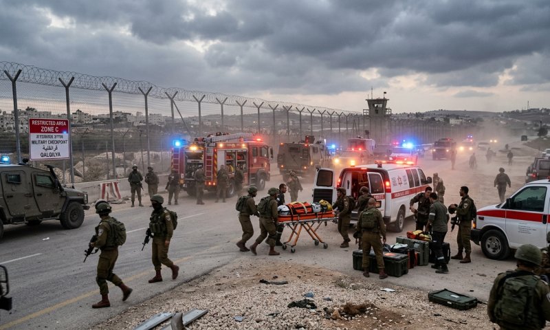 כוחות צה"ל ומג"ב חילצו ישראלים שנכנסו במכוון לקלקיליה