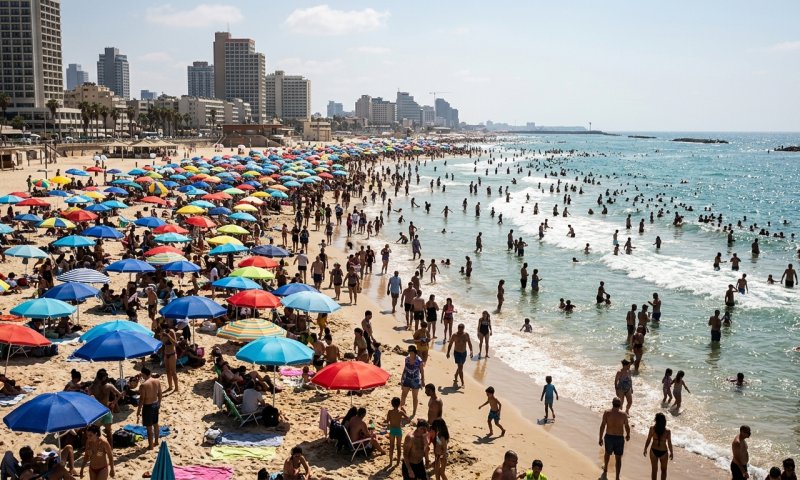 החום הכבד נמשך: הקלה בסוף השבוע - וסכנת רחצה בים