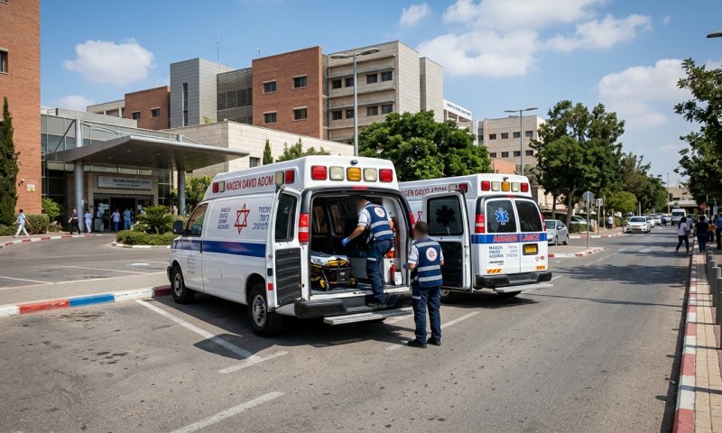 גבר כבן 45 נפצע בפציעות חודרות בערד ופונה לסורוקה