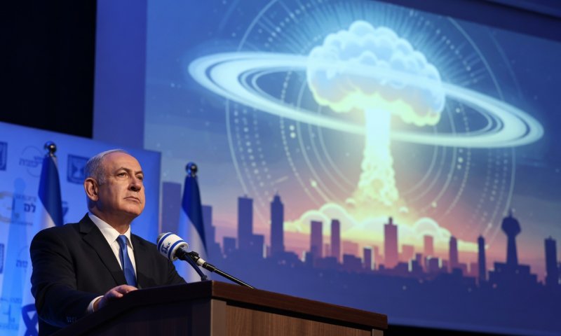 נתניהו פרסם הדמיית אטום על תל אביב, גולן: "להרחיק אותו מהרשת"