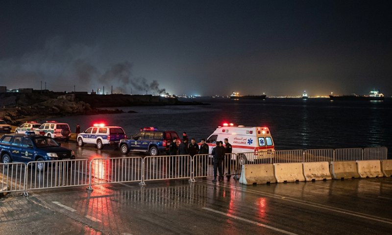 דיווח באיראן: פיצוצים מסתוריים באי אסטרטגי ליד מצר הורמוז