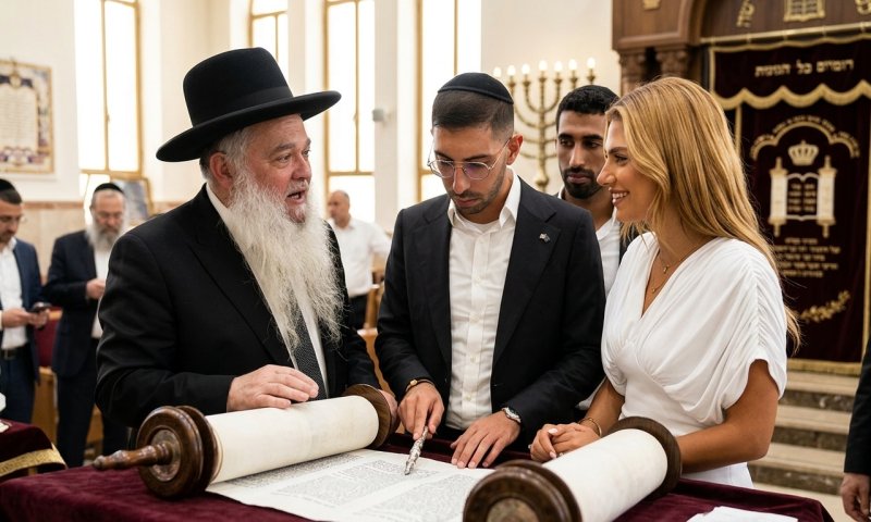 אודיה אזולאי הכניסה ספר תורה: "קידוש השם גדול"