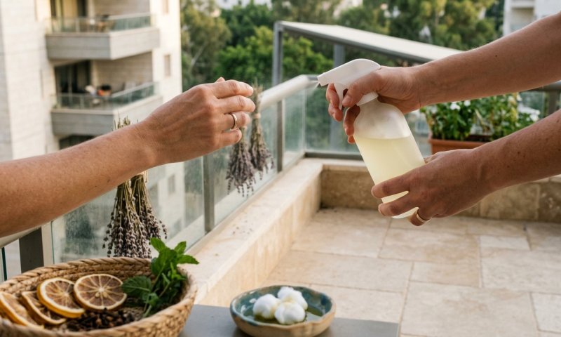 בלי כימיקלים: כך תרחיקו צרעות מהמרפסת המשותפת