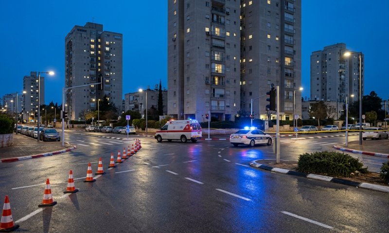 רוכב אופנוע פצע קשה הולך רגל בפתח תקווה - ונמלט מהזירה