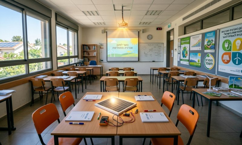 משרד האנרגיה יכשיר 800 בני נוער לפיתוח מיזמי חשמל ואנרגיה