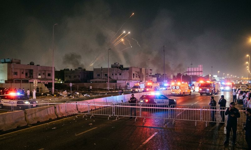 ארה"ב תקפה את איראן, איראן ירתה טילים לכווית