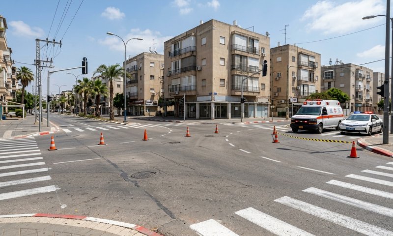 פתח תקווה: בן 67 נפצע בינוני מפגיעת אופנוע