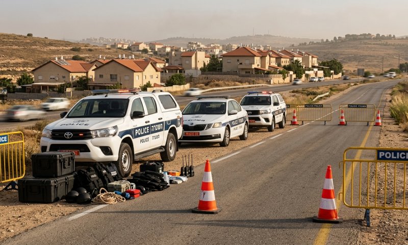 המשטרה עורכת תרגיל ביטחוני באזור מודיעין: צפויים עומסי תנועה