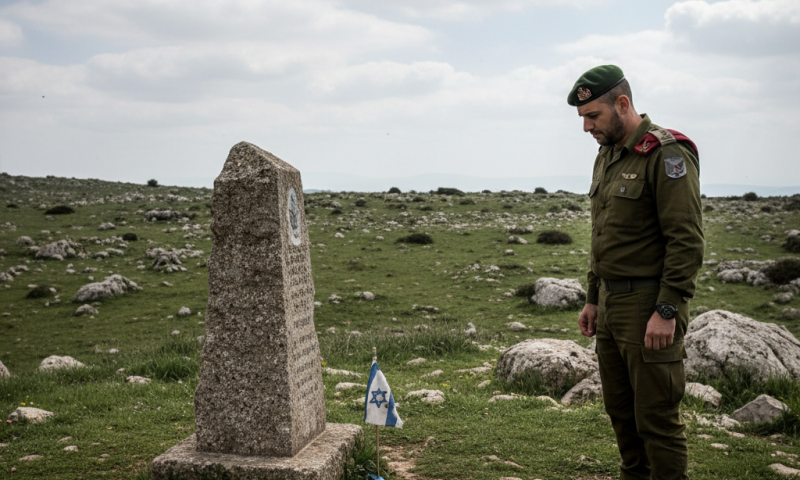 מפקד חטיבת הנח"ל ביקר בנקודה שבה נפל אחיו בדרום לבנון