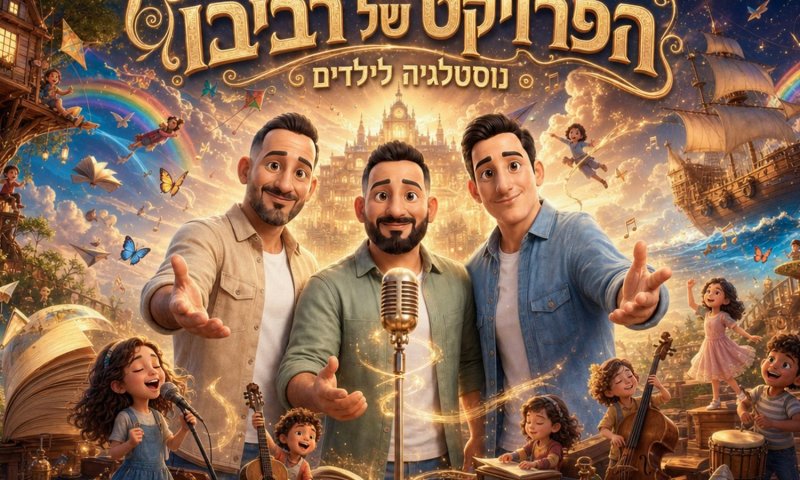 לראשונה בקריירה: הפרויקט של רביבו משיק אלבום ילדים ראשון