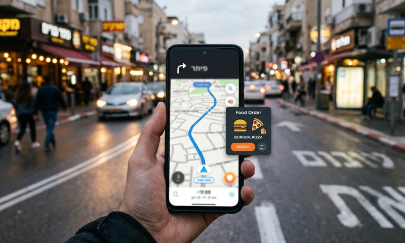 בקרוב בגוגל מפות: ה-AI יזמין לכם אוכל בזמן הניווט