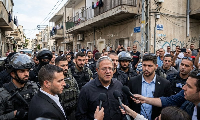בן גביר בשכונת התקווה: "זה הצגה" - ואבי הילדה הותקפה עוזב