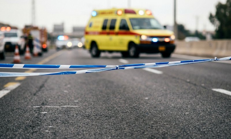 רוכב אופנוע נפצע אנושות ליד כפר סבא, פונה תוך כדי החייאה