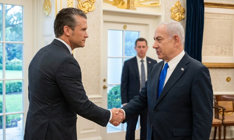 ביקור פתע: שר ההגנה האמריקני נפגש בחשאי עם נתניהו