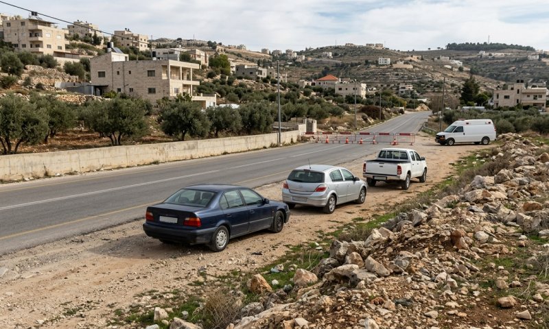 מתיישבים חסמו רכב פלסטיני ליד רמאללה: "תקפו רועה צאן"