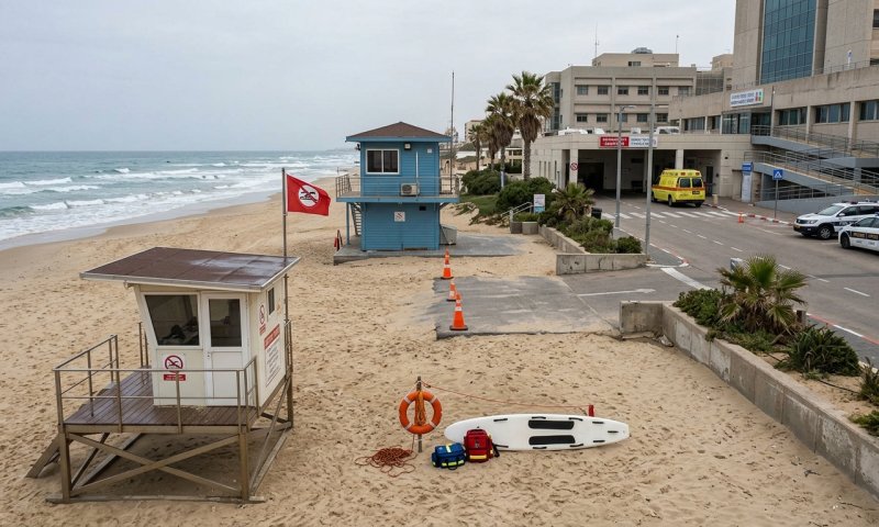 שני צעירים בני 21 טבעו בחוף בראשון לציון, מצבם קשה ובינוני