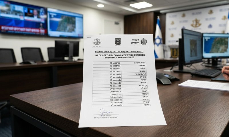 זמן ההתגוננות יוארך ב-49 יישובים בגליל: מה ישתנה מחר בשעה 16:00