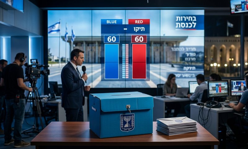 סקר הסקרים חושף: תיקו היסטורי בין נתניהו לאיזנקוט