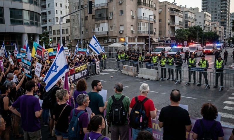 עשרות הפגינו בתל אביב נגד אלימות מתנחלים: "שלוחה של הממשלה"