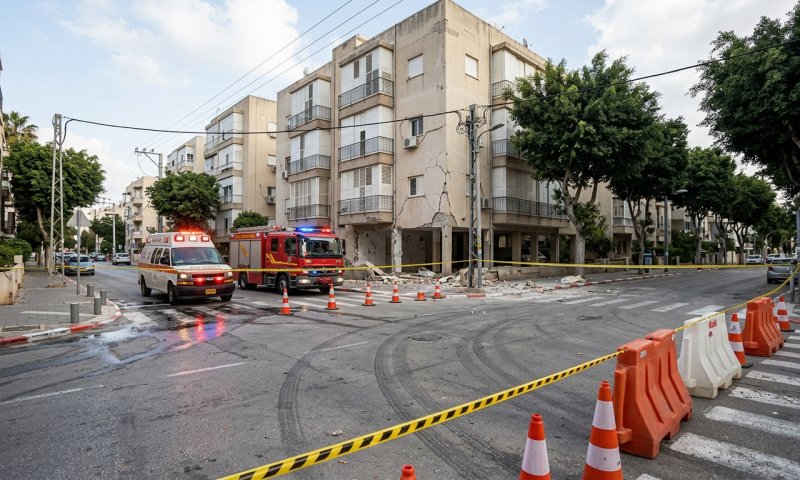 שריפה בבניין מגורים בתל אביב: ילדה בת 7 נפצעה בינוני